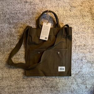 Olive Green Tote Bag